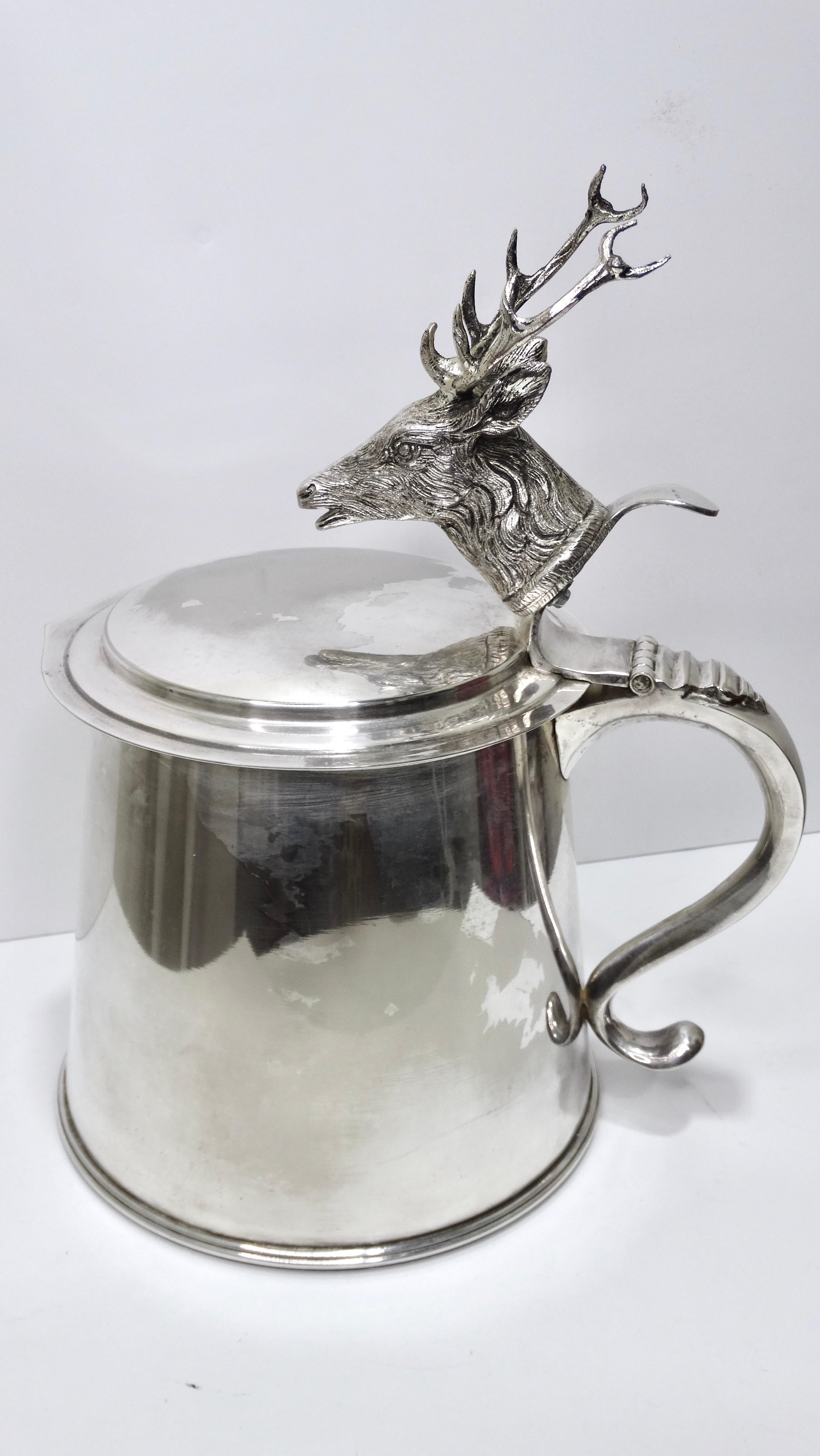 Gucci Silver Stag Stirrup Set of 8 Cups and Bucket In Good Condition For Sale In Scottsdale, AZ