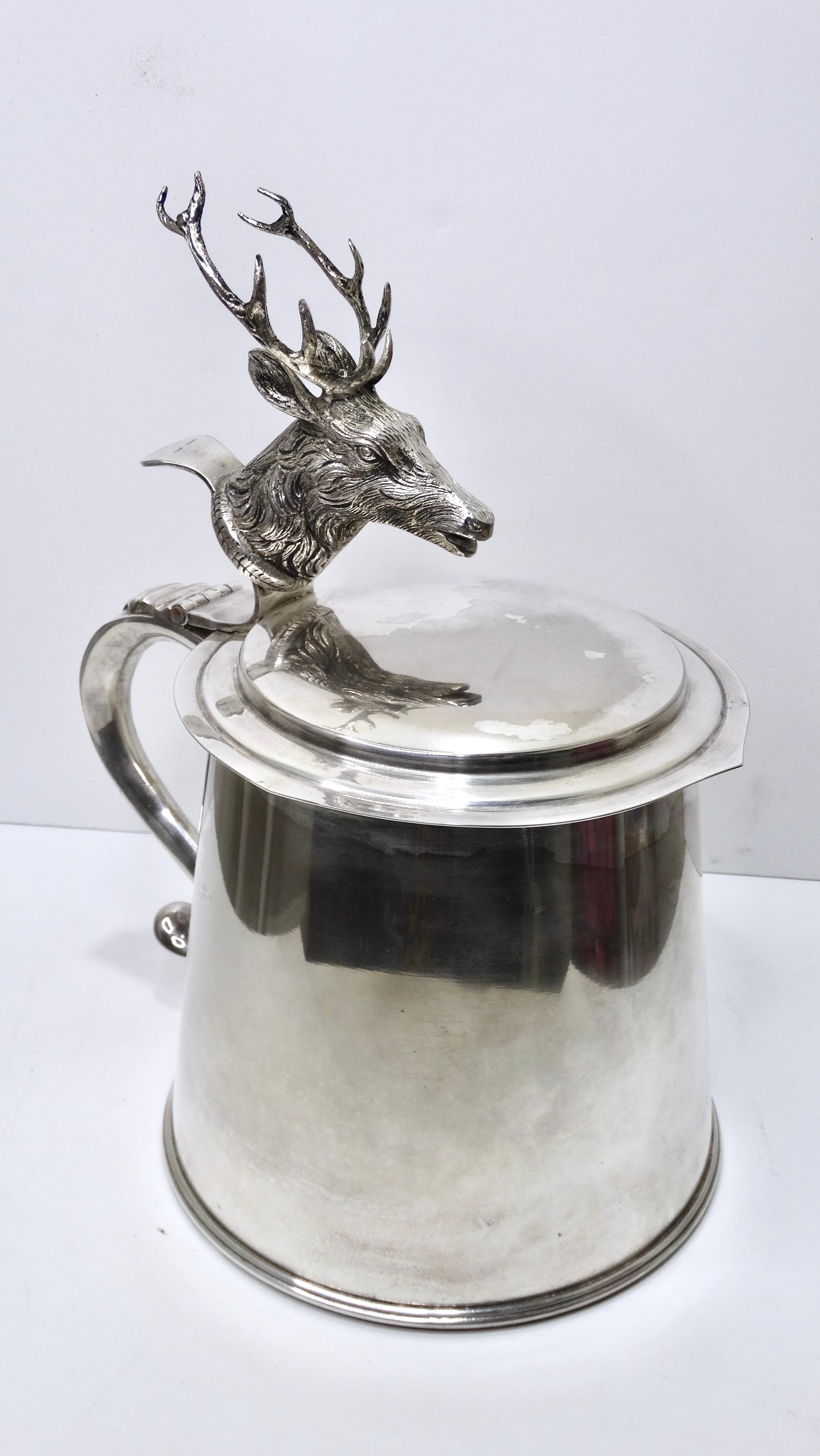 Gucci Silver Stag Stirrup Set of 8 Cups and Bucket (Set de 8 tasses et d'un seau) en vente 1