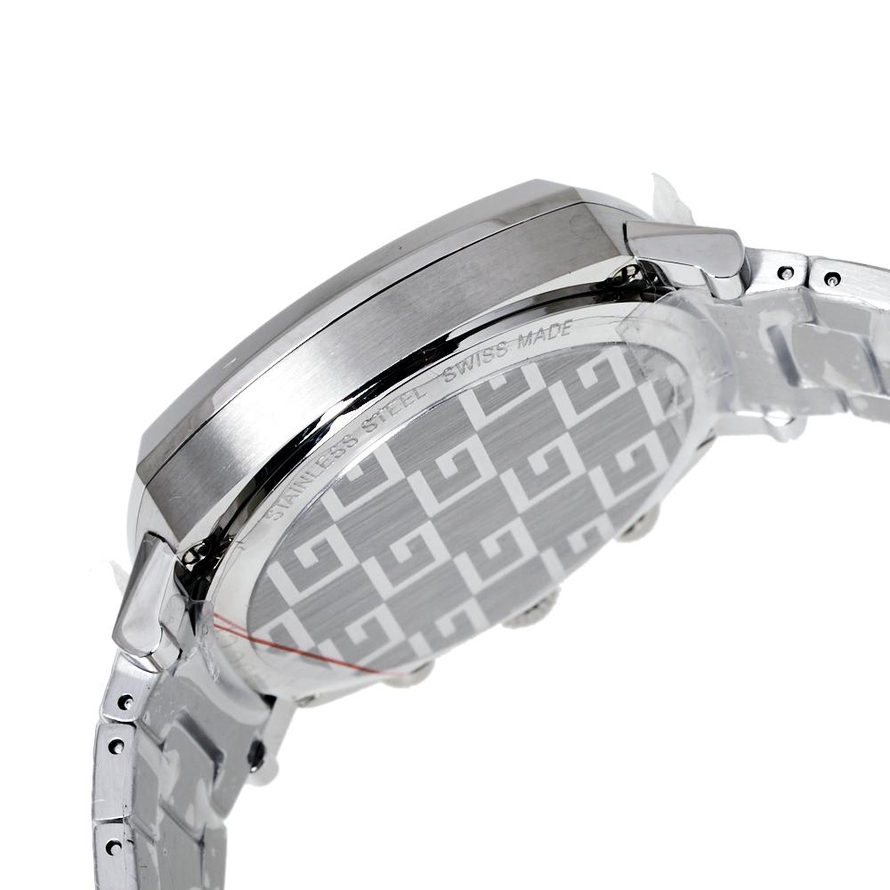 Gucci Silver Stainless Steel Grip YA157302 Men's Wristwatch 40 mm 3