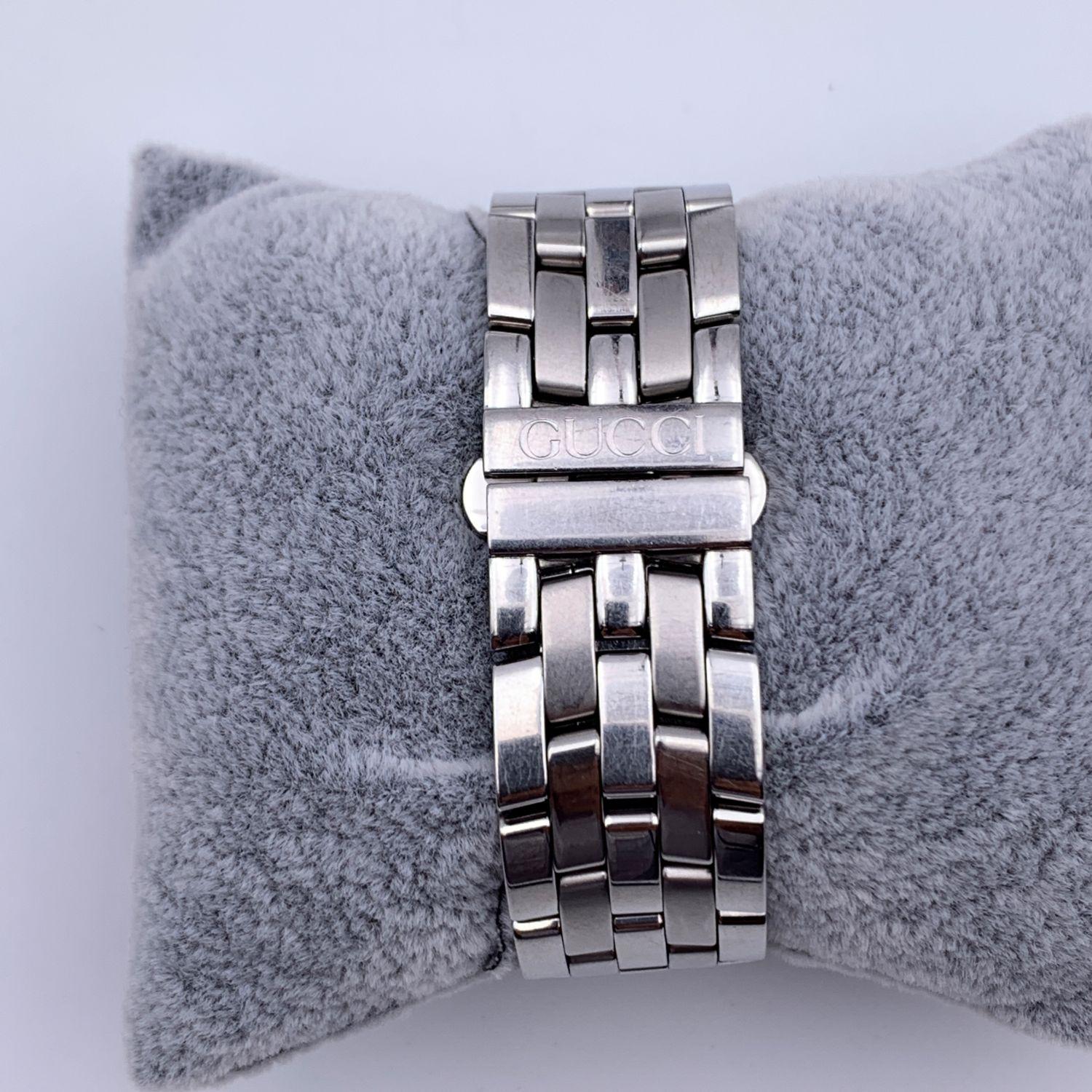 gucci quartz watch silver