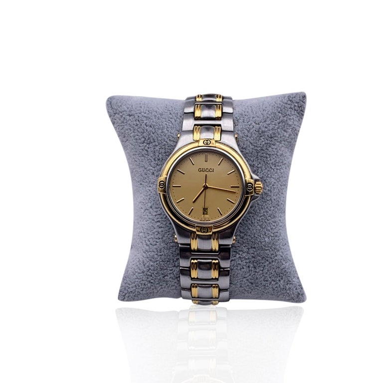Gucci Silver Stainless Steel Mod 9040 M Quartz Wrist Watch For Sale at  1stDibs | gucci watch 9040m, gucci 9040m watch, 9040m gucci watch