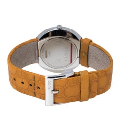 Gucci Silver Stainless Steel U-Play 129.4 Women's Wristwatch 35 mm