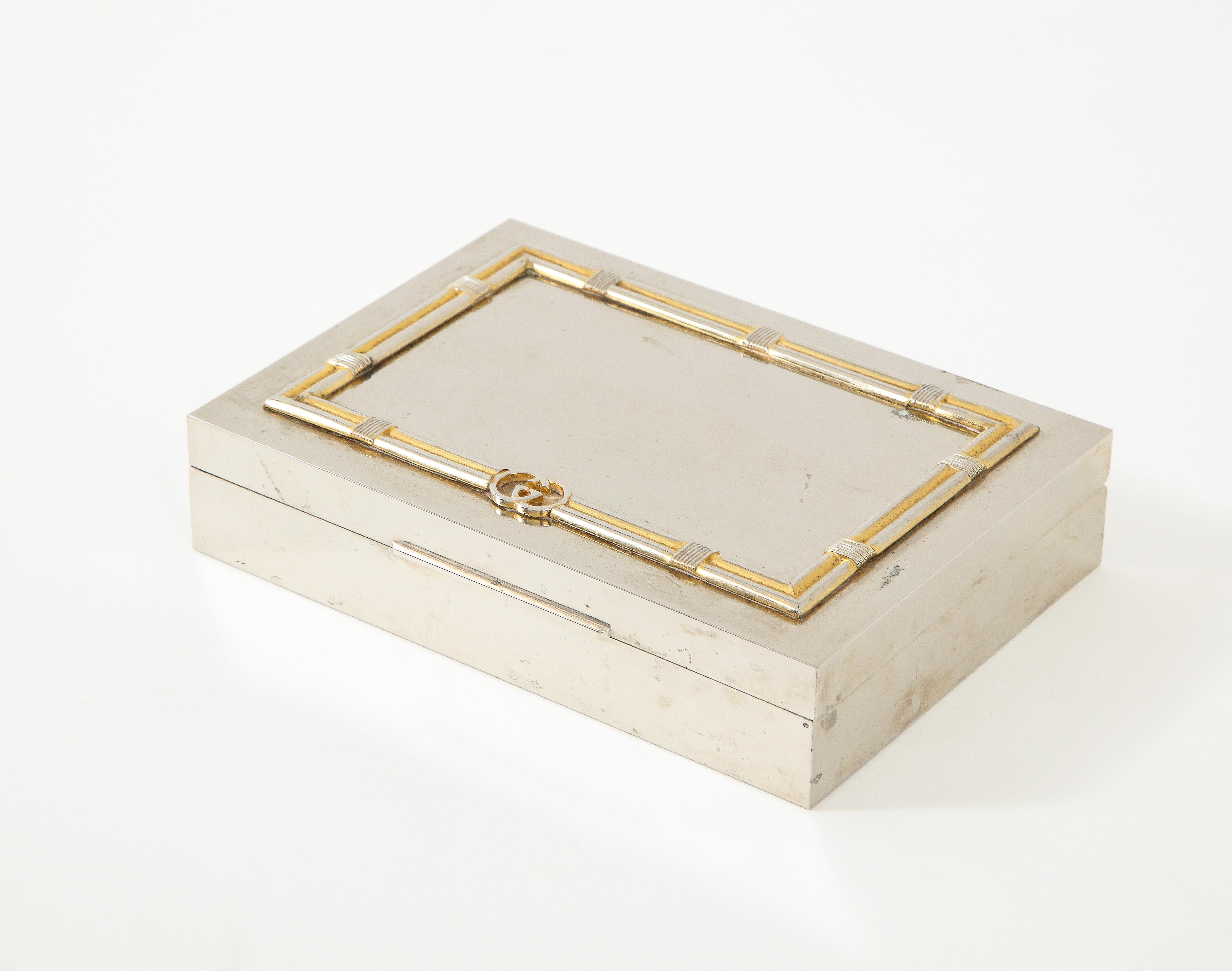 Modern Gucci Silver, Vermeil Box
