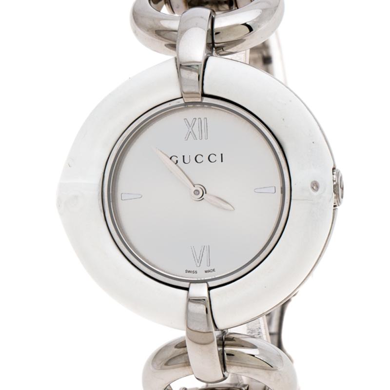 gucci watch stainless steel back water resistant