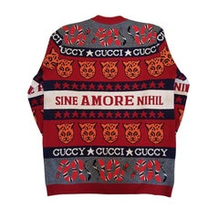 Gucci "Sine Amore Nihil" Men Wool Pull