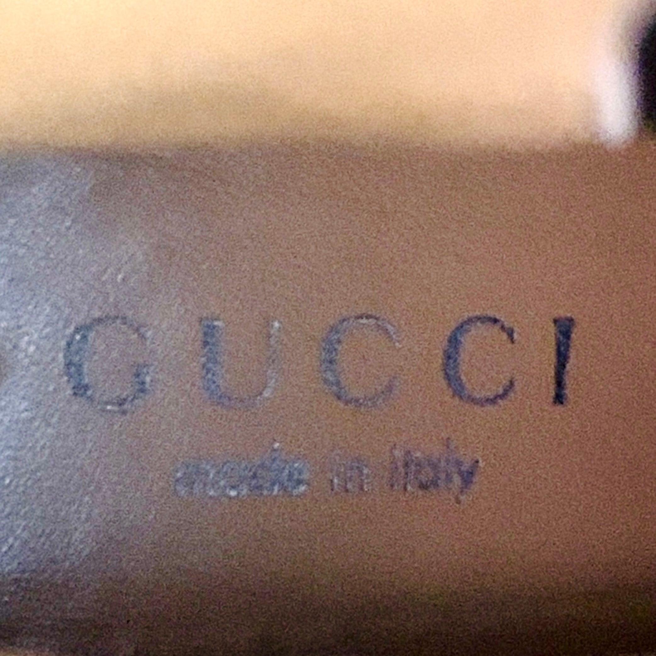 GUCCI Size 10 Black Leather Side Zipper Boots 2