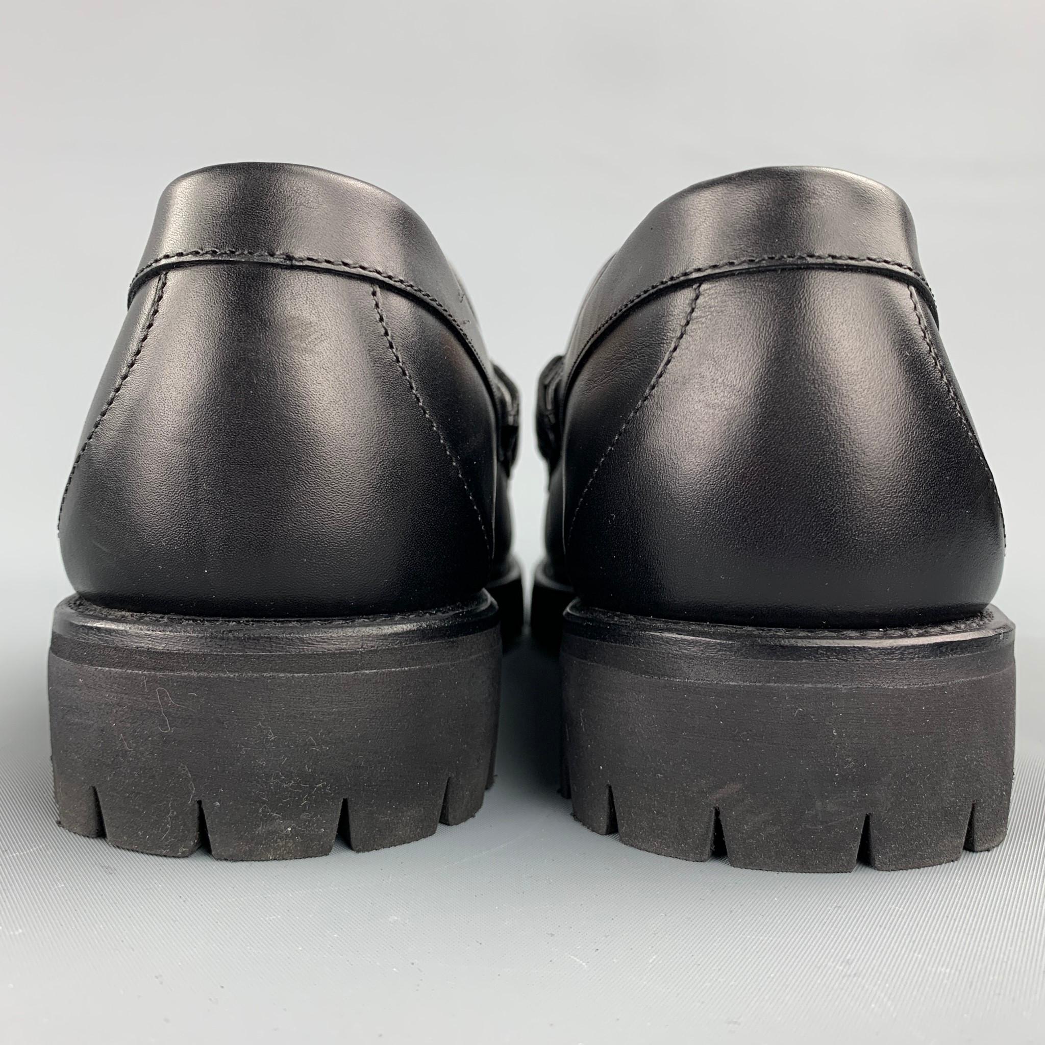 gucci lug sole loafer mens