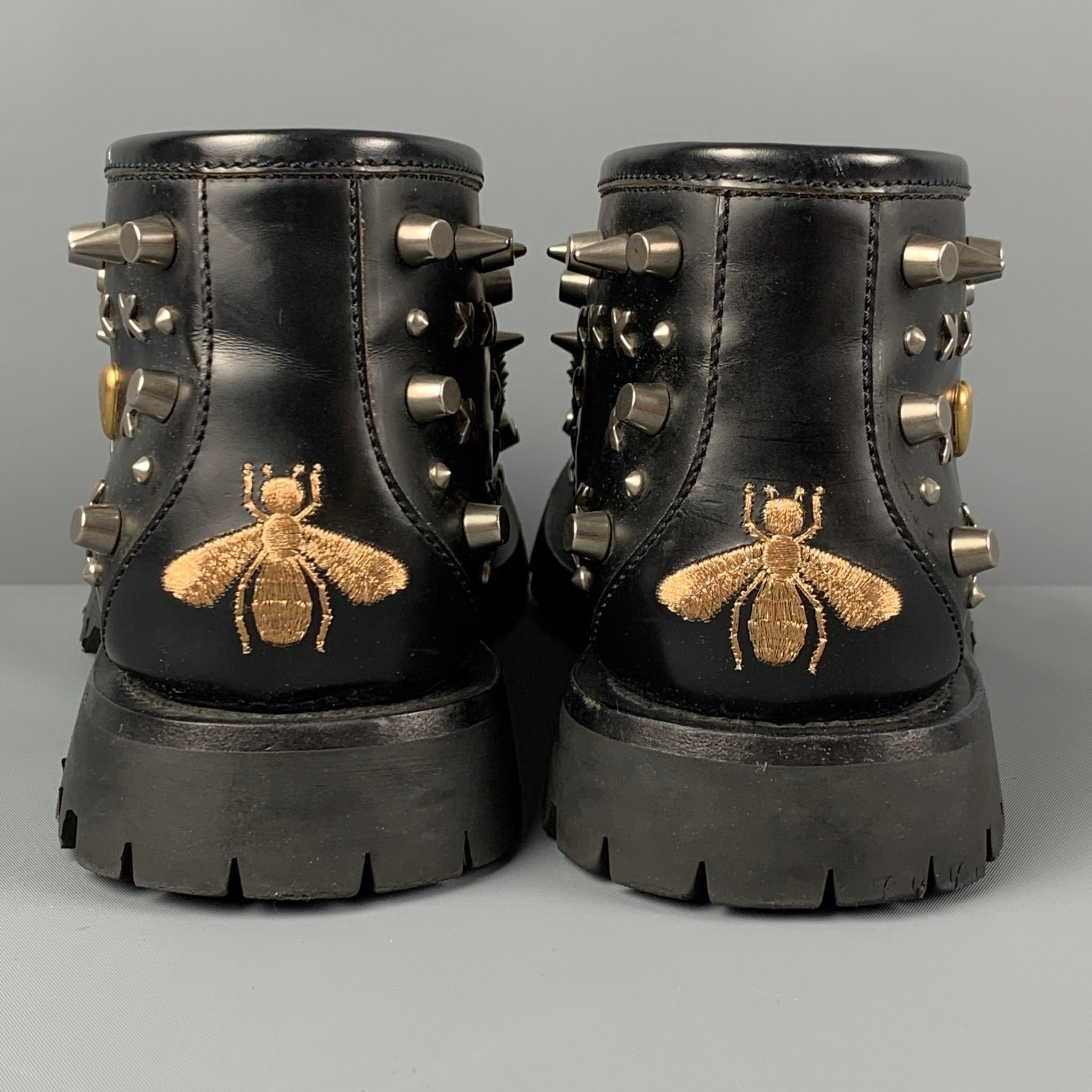gucci studded boots