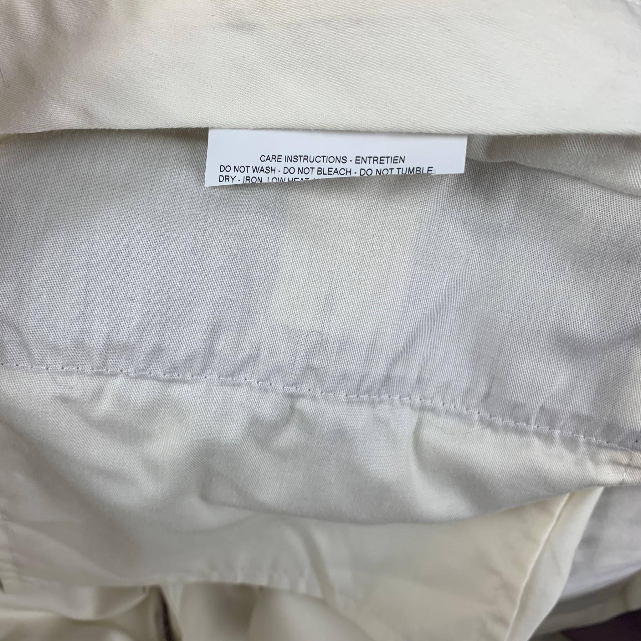 GUCCI Size 34 Purple Flat Front Casual Pants In Good Condition In San Francisco, CA