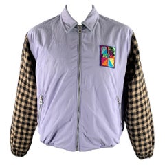 Gucci taglia 48 Giacca in lana e poliammide Dans Le Vert viola