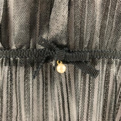 GUCCI Size 6 Black Polyester Pleated A-Line Dress