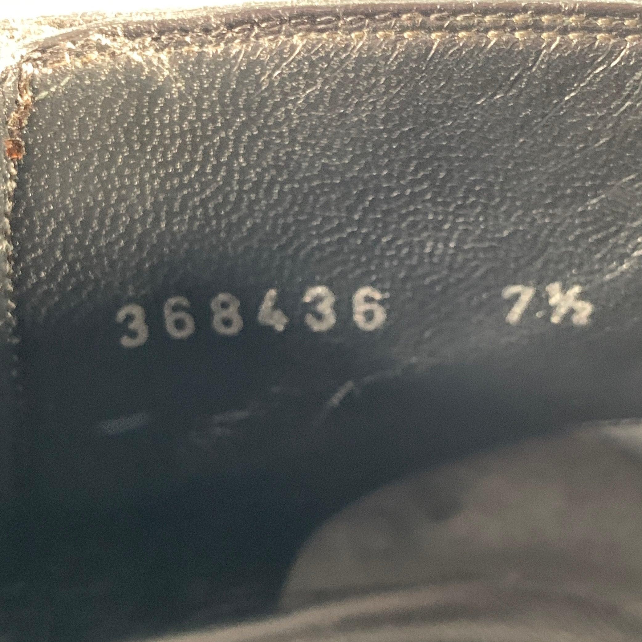 Gucci Size 8 Black Leather Side Zipper Ankle Boots en vente 3