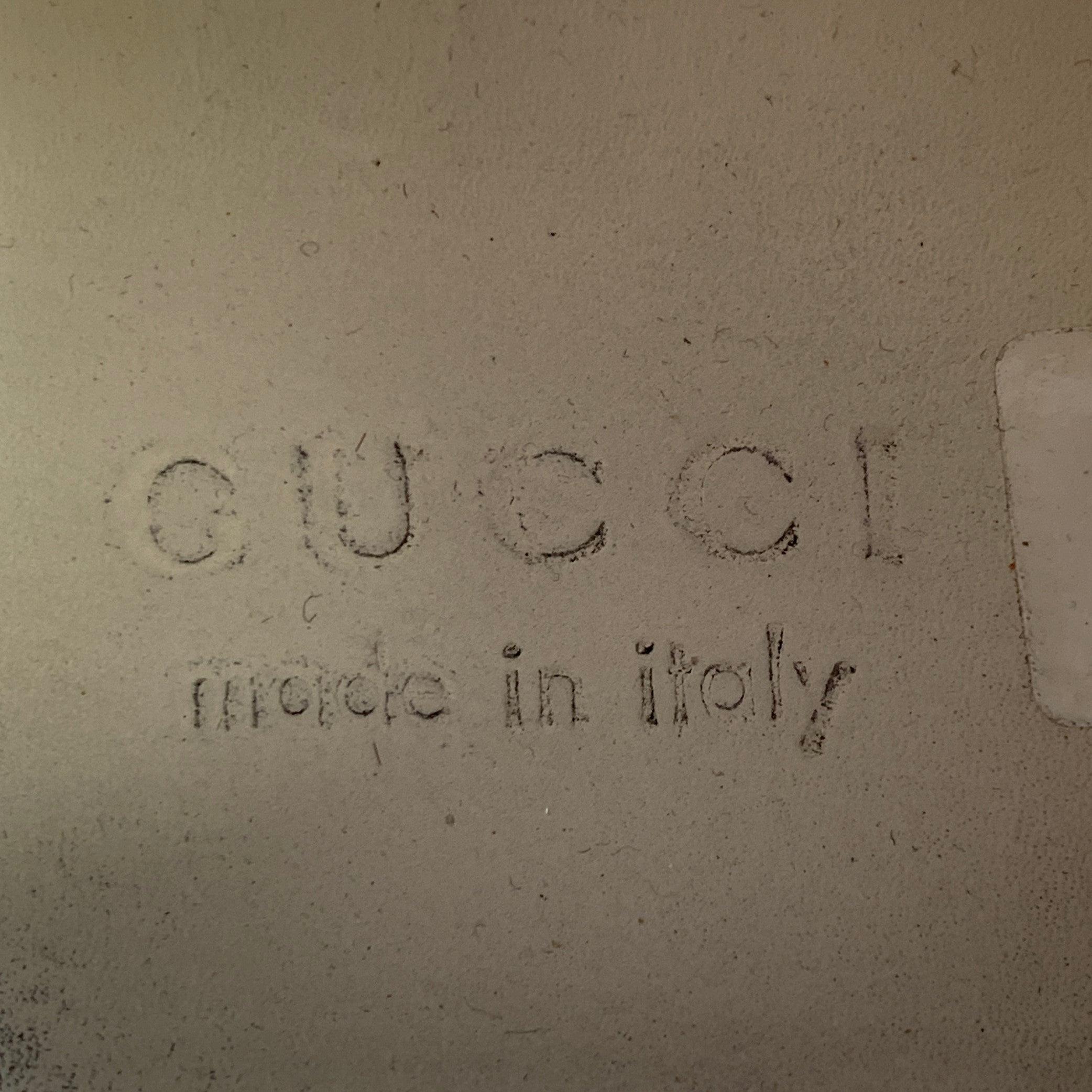 GUCCI Größe 8 Fake/Nicht Braun Multi Farbe Monogram Canvas Low Top Sneakers im Angebot 3