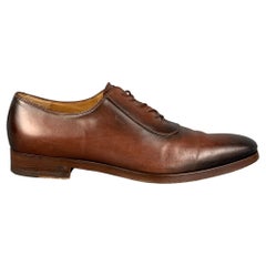 GUCCI Size 8.5 Brown Ombre Leather Lace Up Shoes GUCCI Size 8.5 Brown Ombre Leather Lace Up Shoes