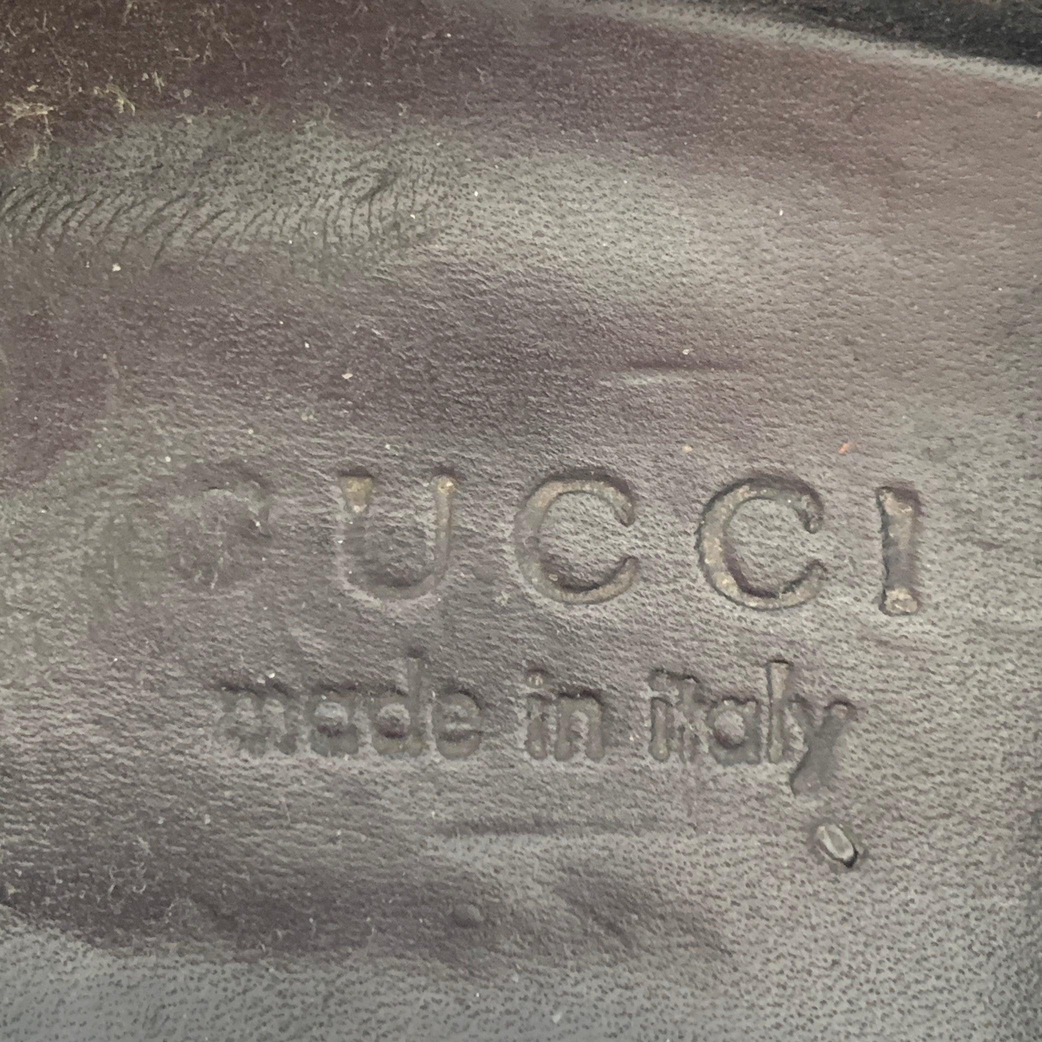 GUCCI Size 9.5 Black Double Monk Strap Lace-Up Shoes 3