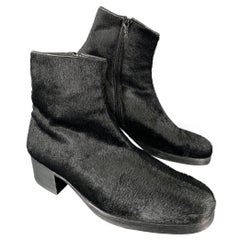 GUCCI Size 9.5 Black Leather Chelsea Boots