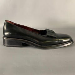 GUCCI Size 9.5 Black Leather Loafer Loafers