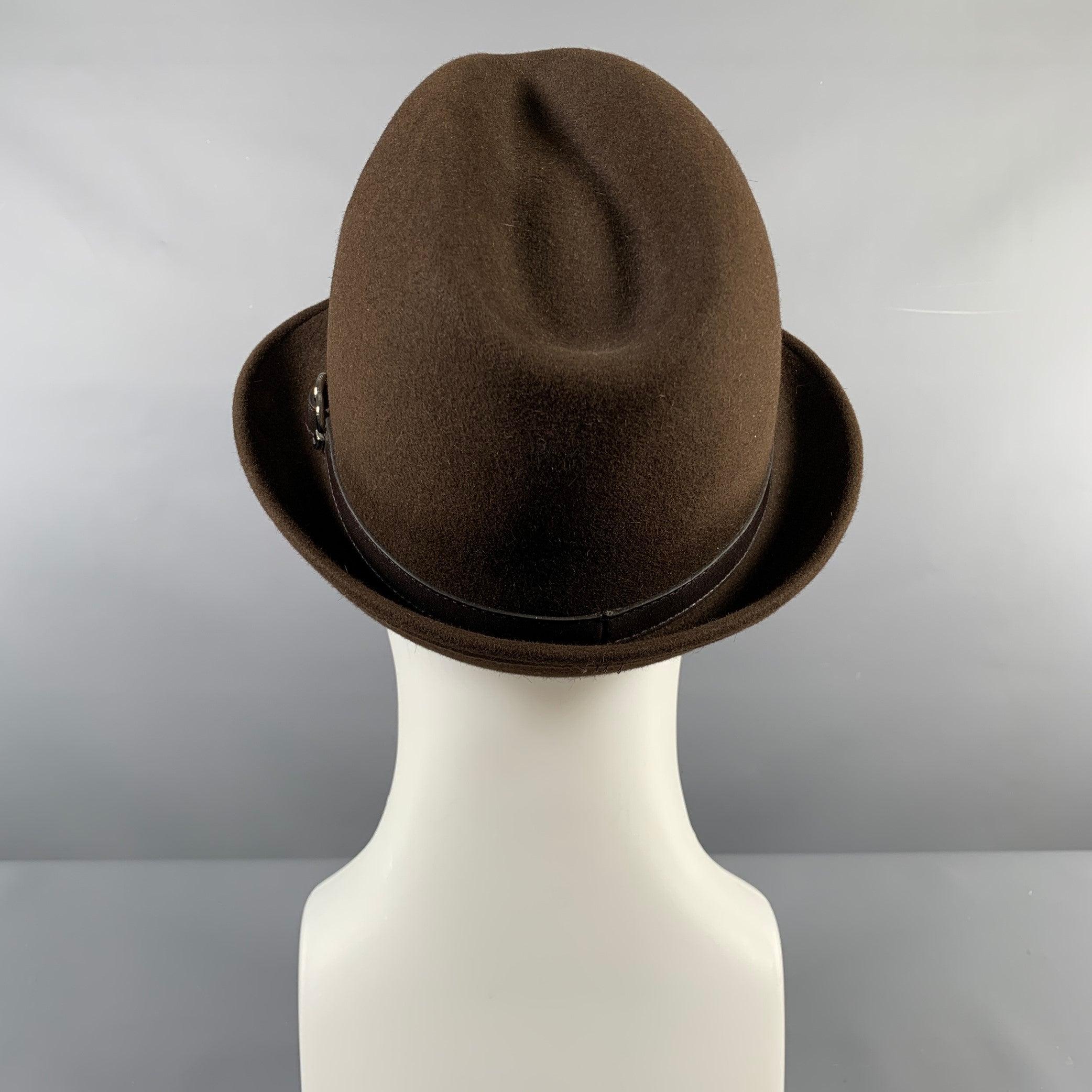 Cappelli I.L.A. di Gucci taglia L, coniglio marrone In condizioni buone in vendita a San Francisco, CA