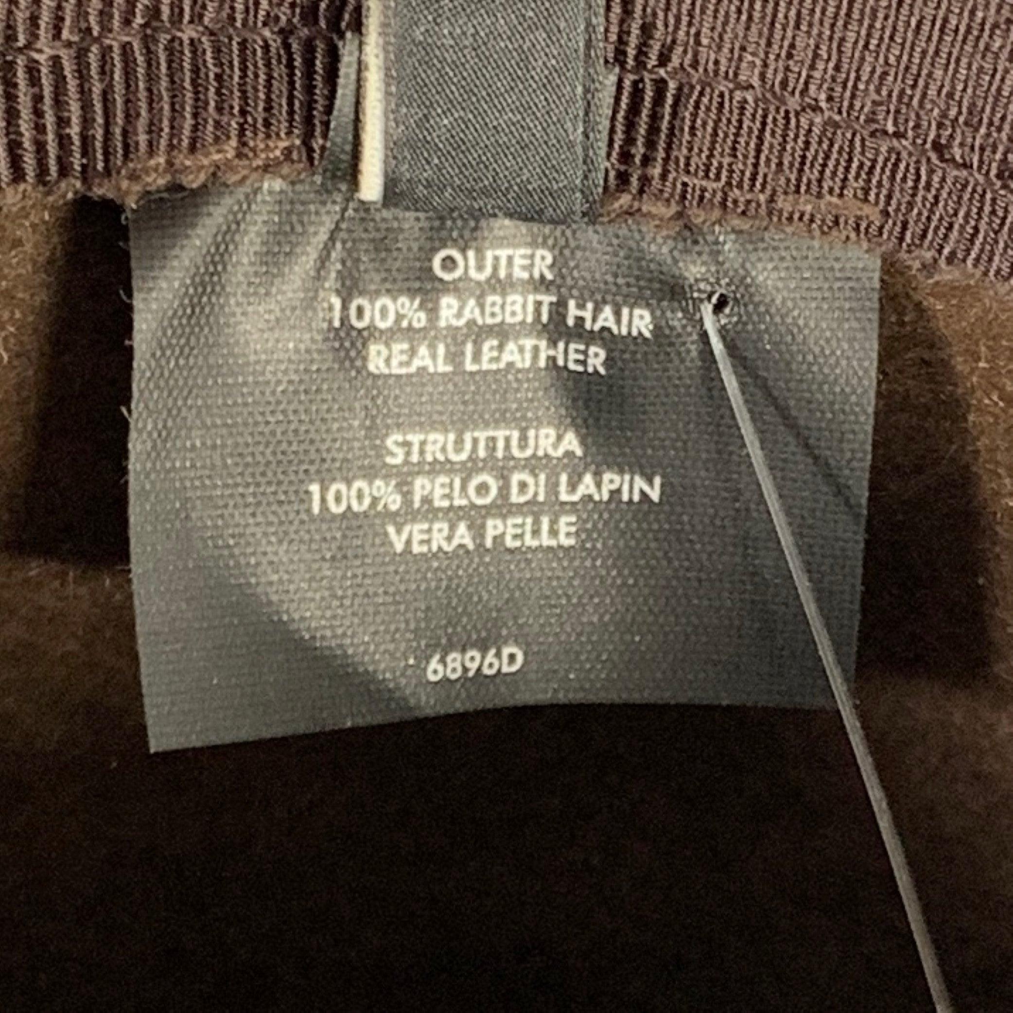 Cappelli I.L.A. di Gucci taglia L, coniglio marrone in vendita 3