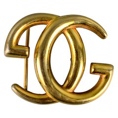 Gucci Cintura con fibbia GG Monogram in metallo Taglia L