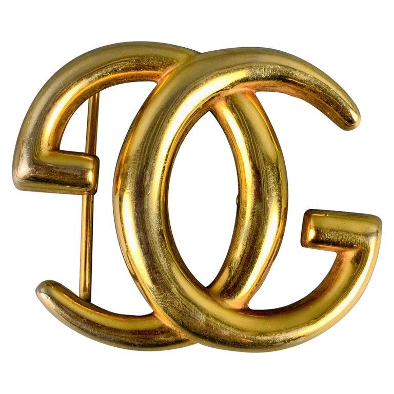 GUCCI Size L Metal GG Monogram Belt Buckle For Sale at 1stDibs display picture 1