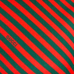 GUCCI Size M Red Green Stretch Polyester Cotton Technical Jersey Jacket