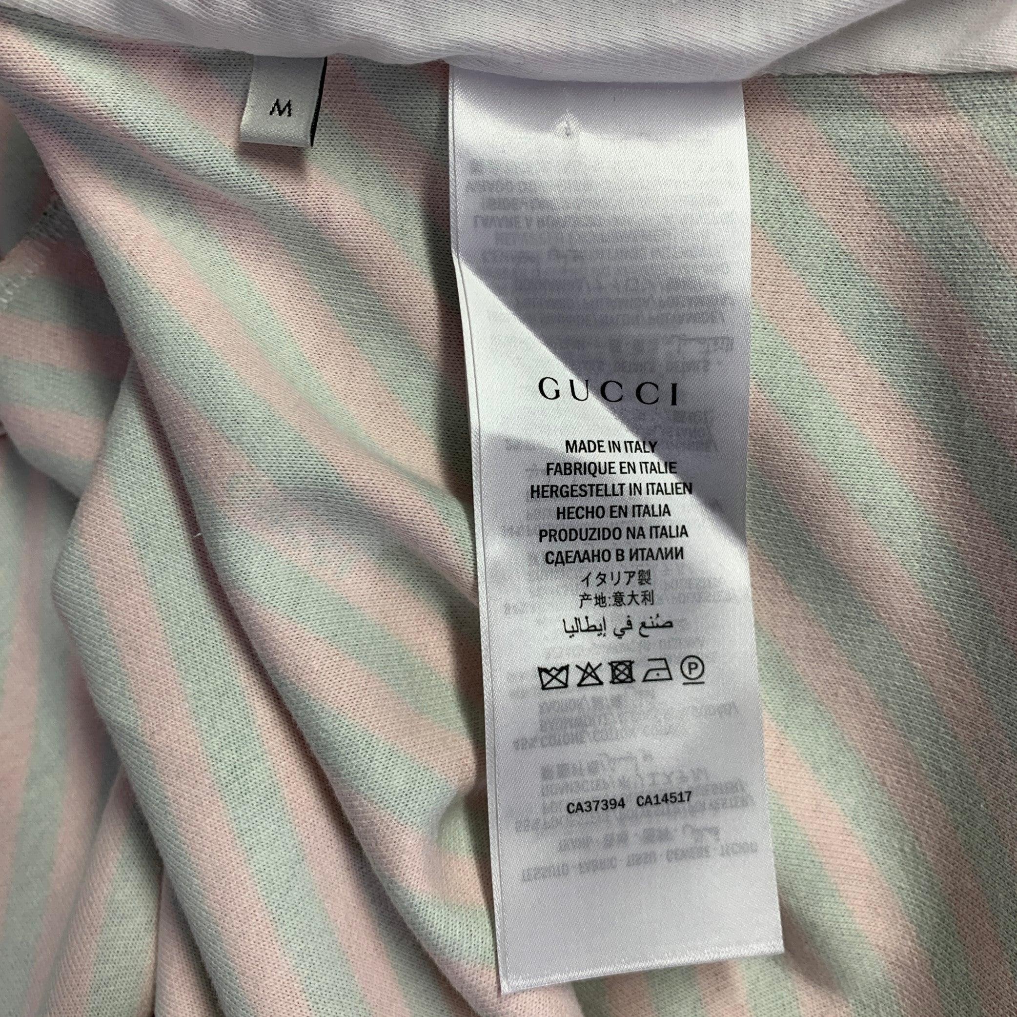 GUCCI Veste en jersey technique de polyester extensible rouge et verte, taille M en vente 1