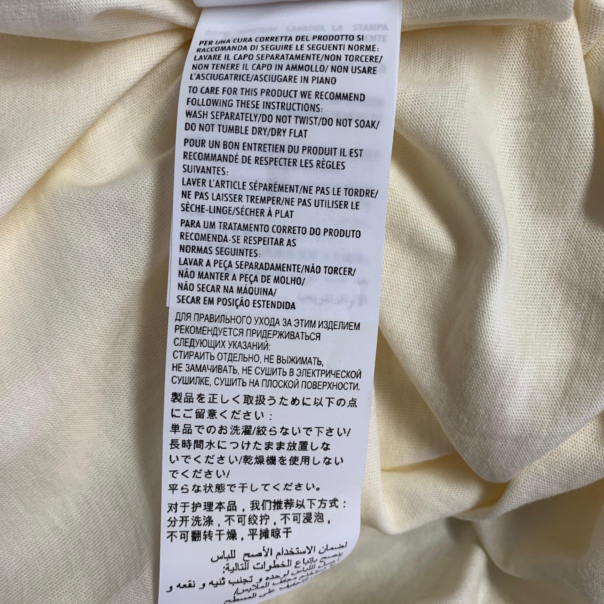 T S Gucci taglia Ipnotismo Crema Rosso Nero Stampa Maglietta in cotone a girocollo in vendita 5