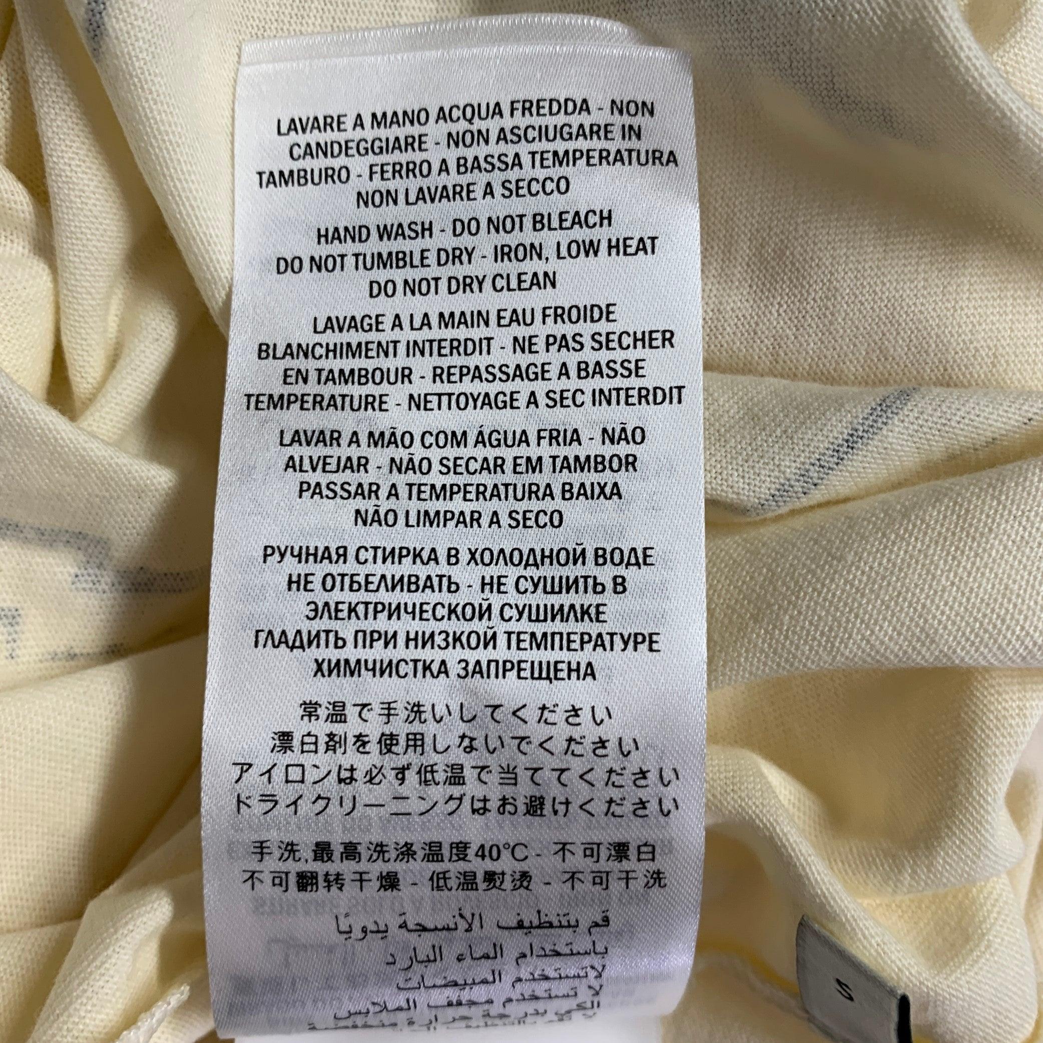 T S Gucci taglia Ipnotismo Crema Rosso Nero Stampa Maglietta in cotone a girocollo in vendita 4
