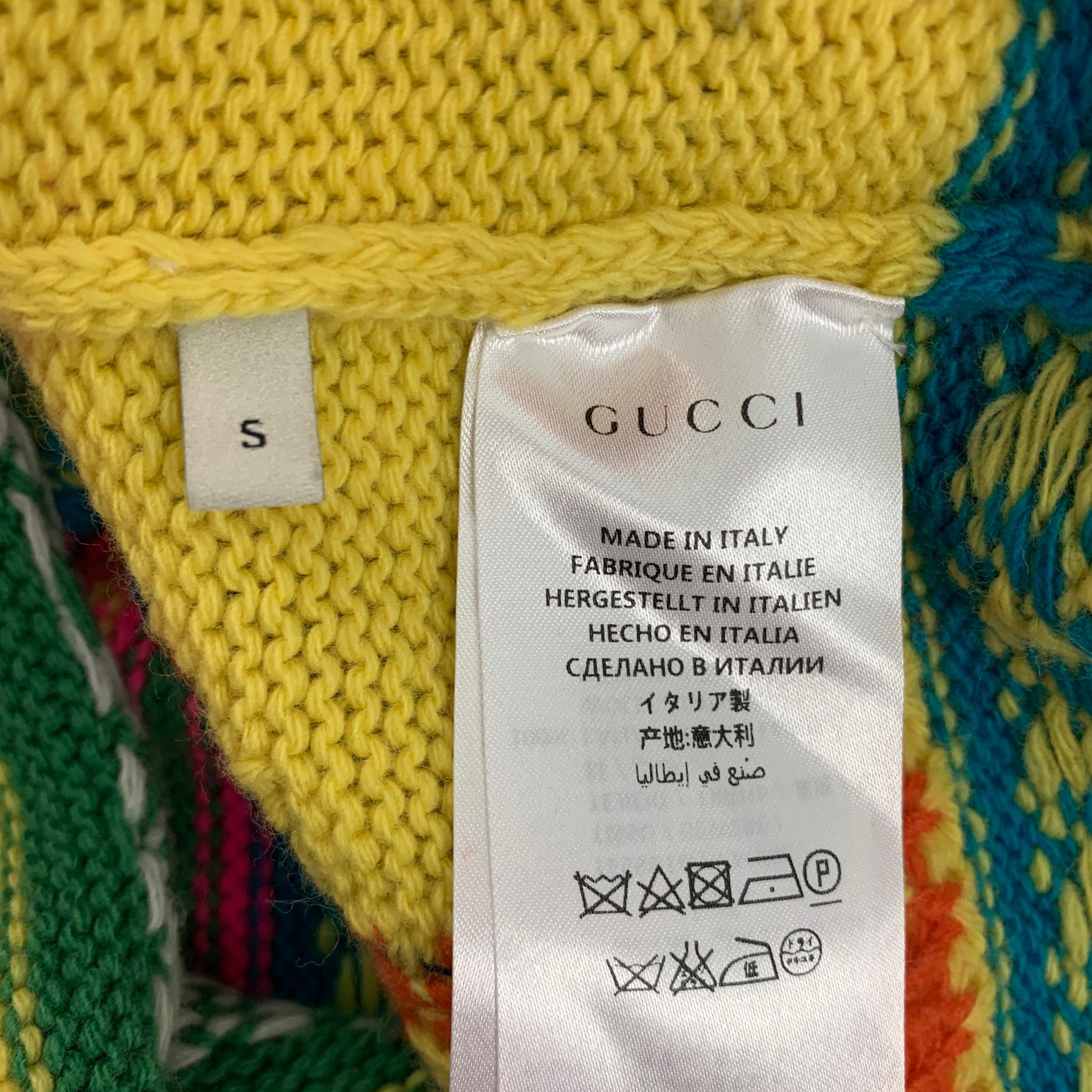 gucci donald duck cardigan