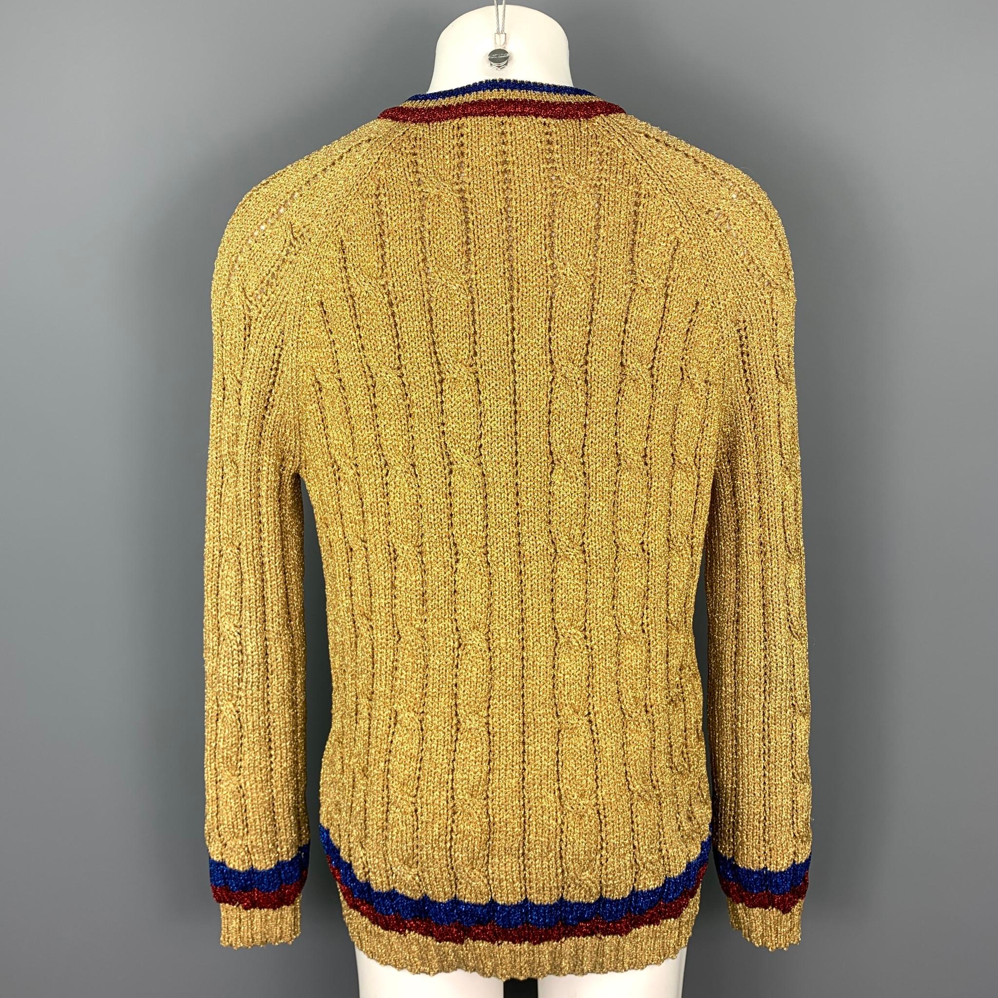 gucci cable knit sweater