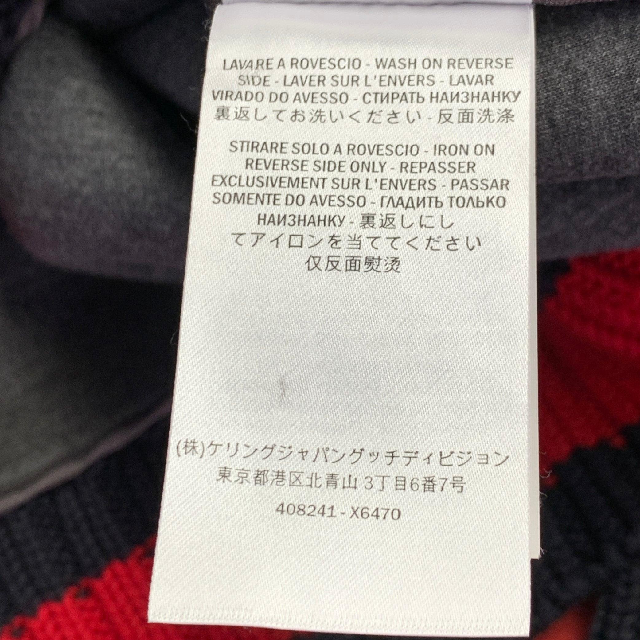 GUCCI Size XL Red Multi Color Print Modal Crew Neck Sweatshirt 3