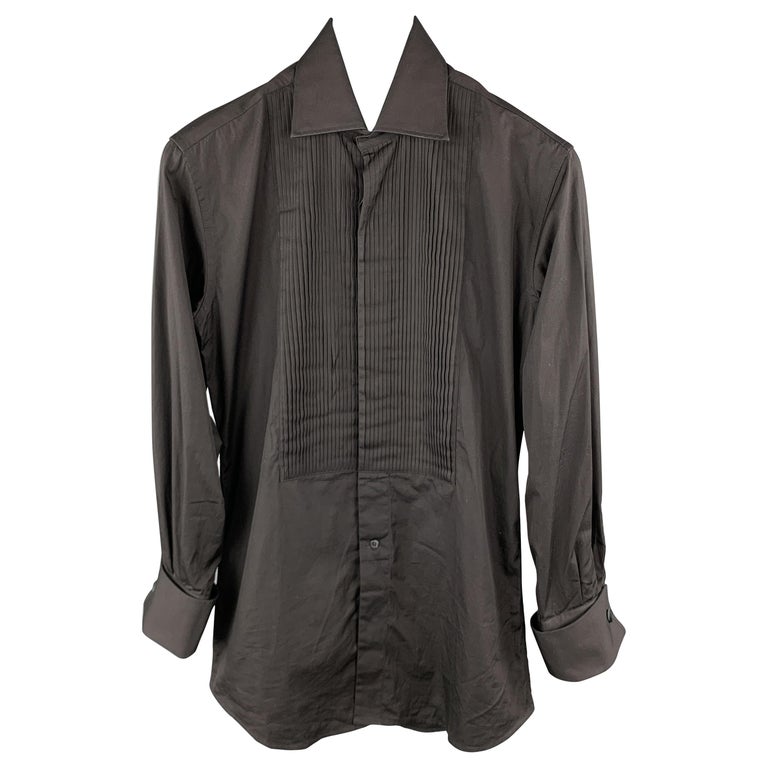 black gucci button up shirt