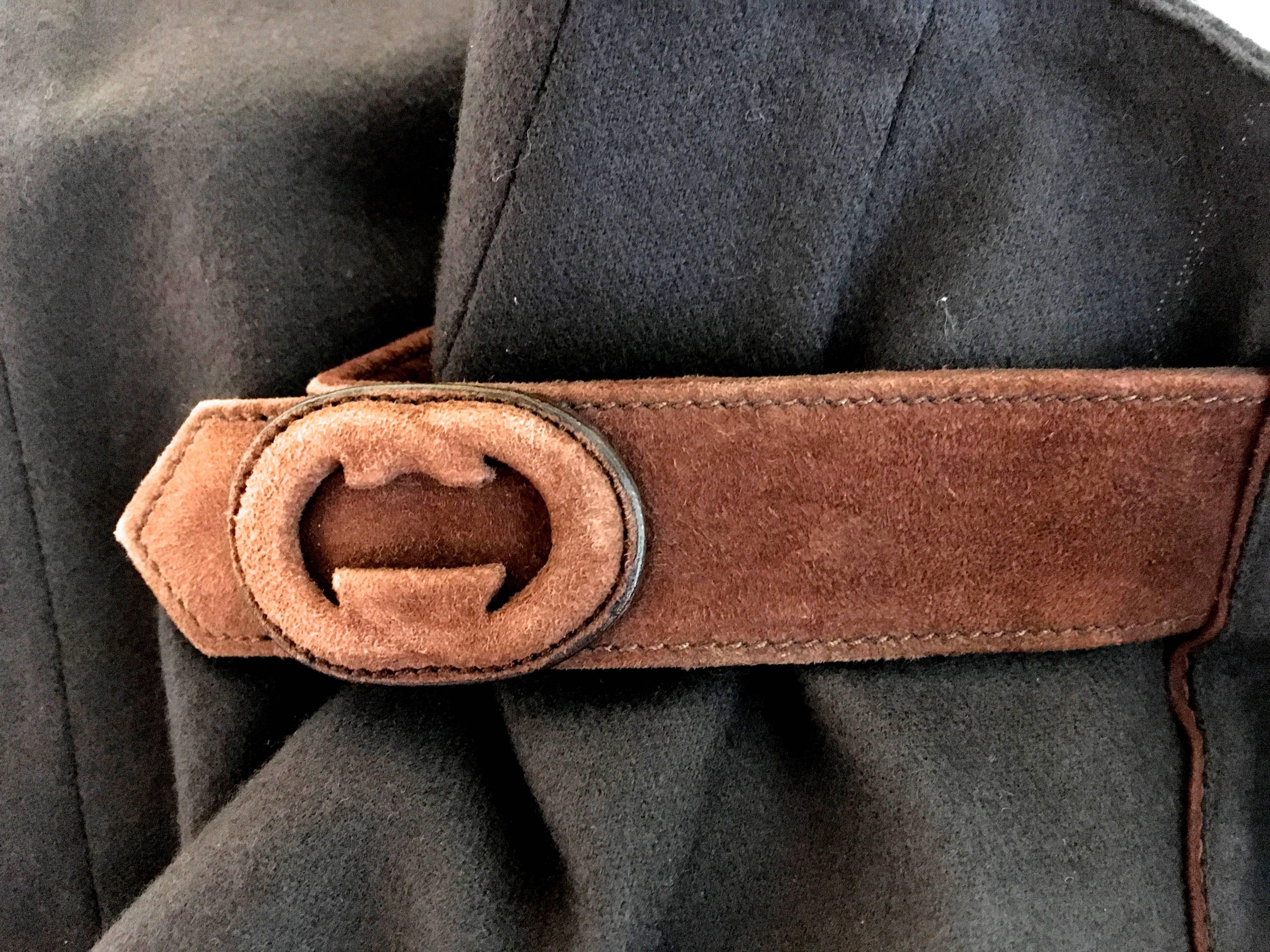 Gucci Skirt w/ Leather Belt - Rare For Sale 2