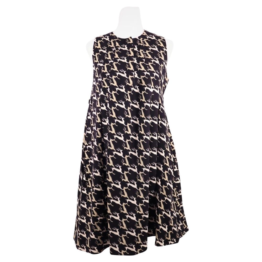 Gucci Sleeveless Printed A-Line Dress - EU 40