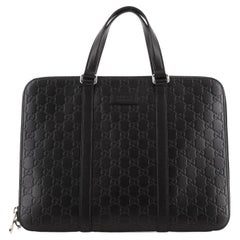 Gucci Slim Briefcase Guccissima Leather Medium