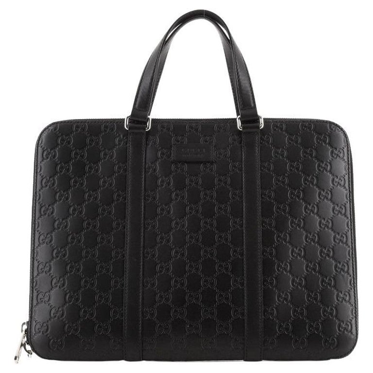 Gucci Slim Briefcase Guccissima Leather Medium at 1stDibs