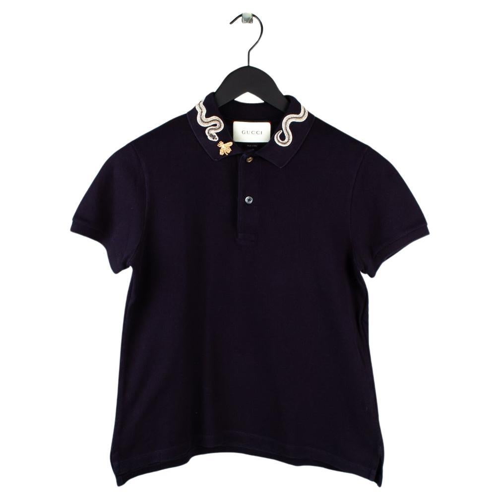 Gucci Slim Men Polo T Shirt Size S, S601 For Sale