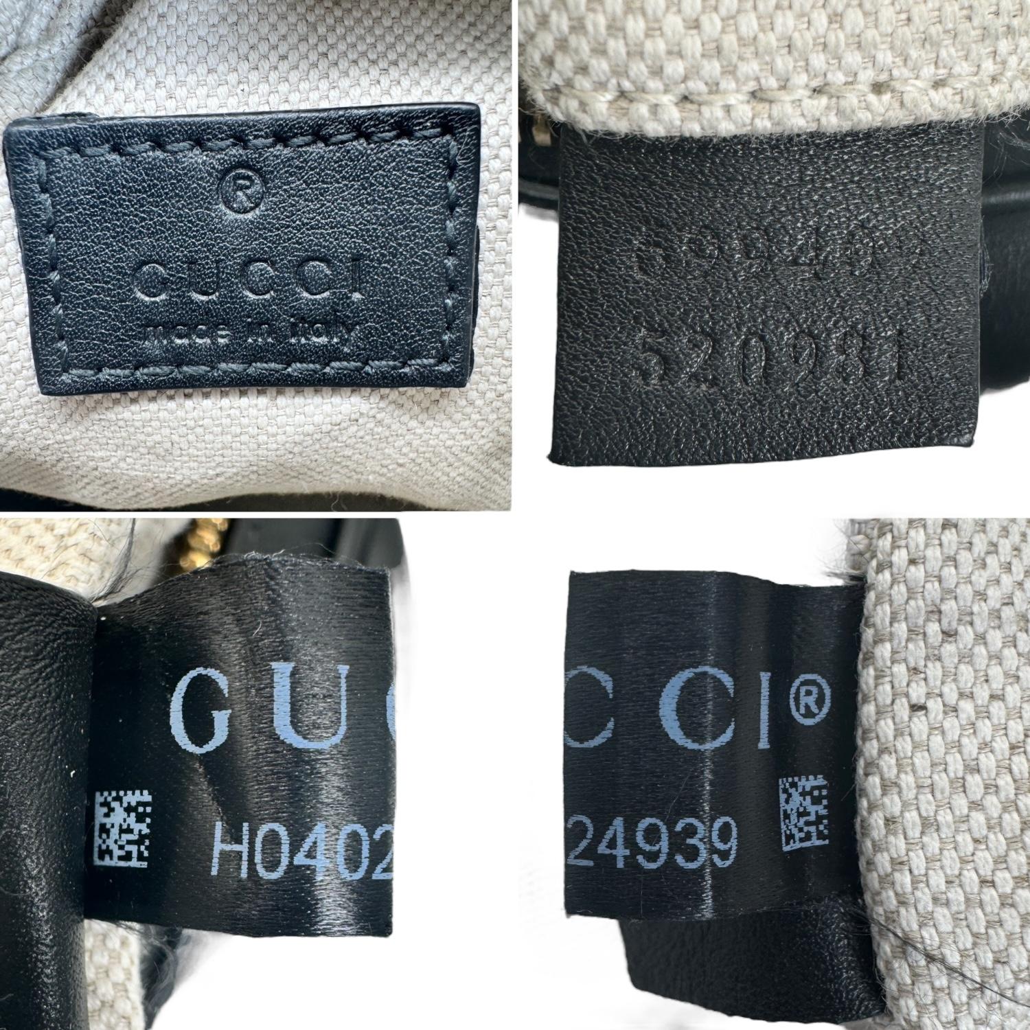 Gucci Small Attache Black Calfskin Leather Crossbody Bag For Sale 4