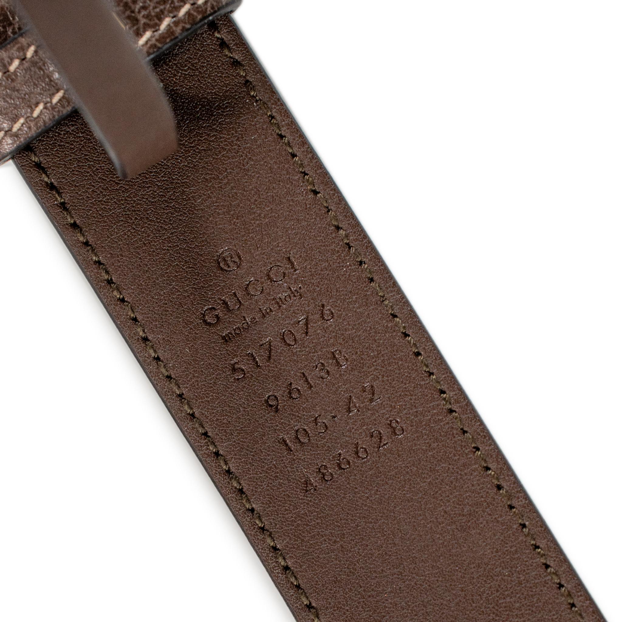 Gucci Kleine GG Supreme Braun Monogram Ophidia Gürteltasche im Angebot 5