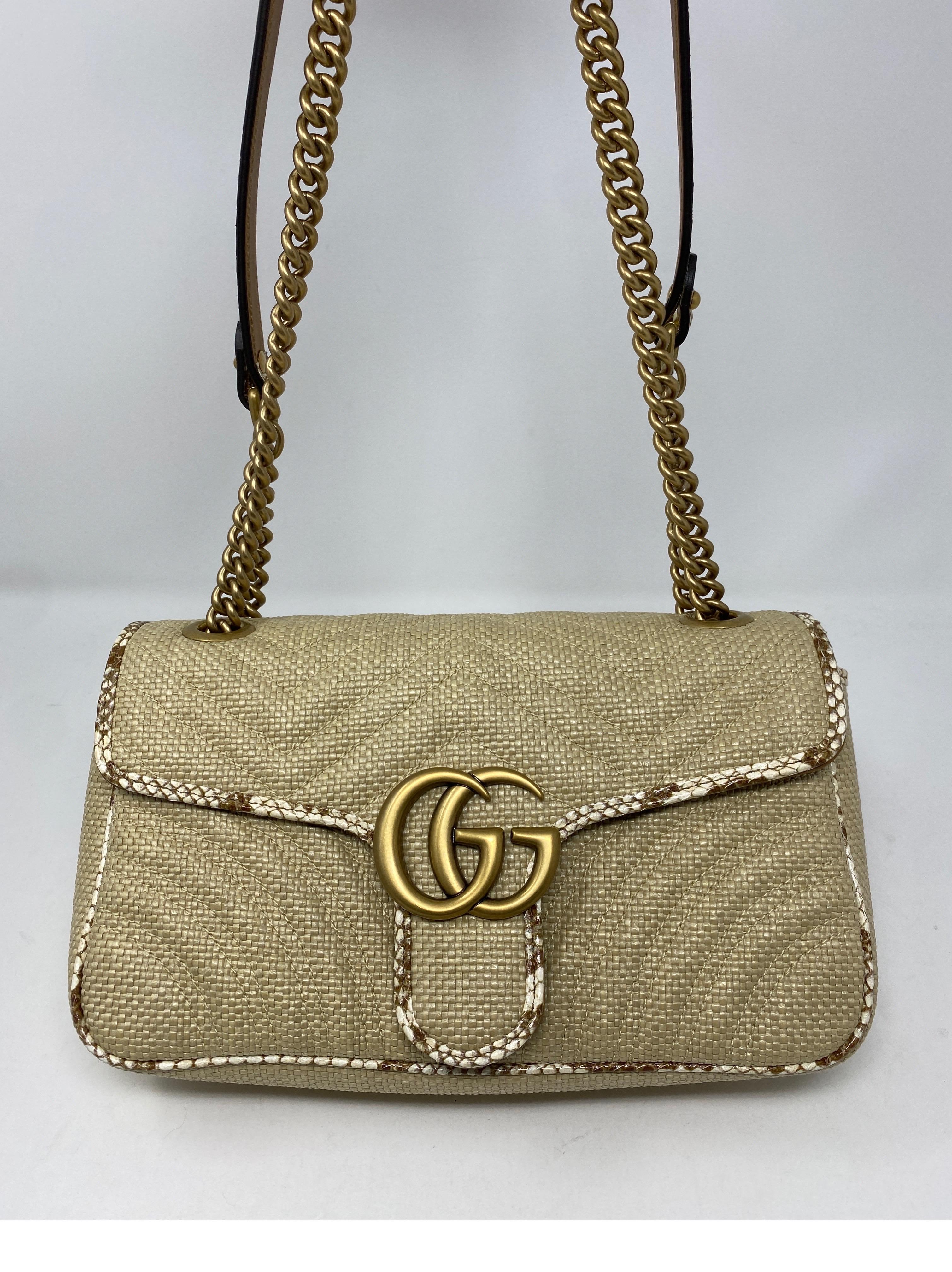 straw gucci bag