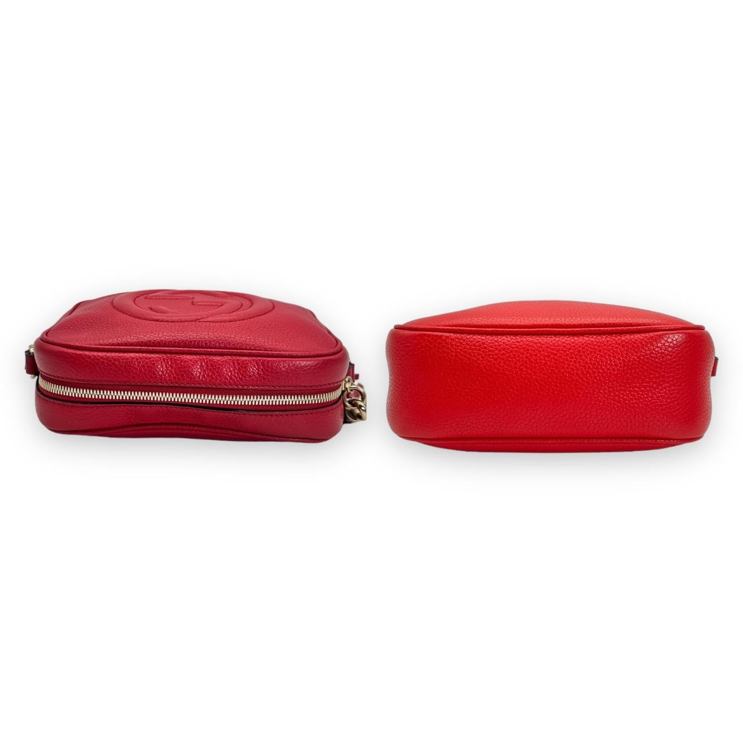 Women's Gucci Small Soho Disco Red Crossbody Bag