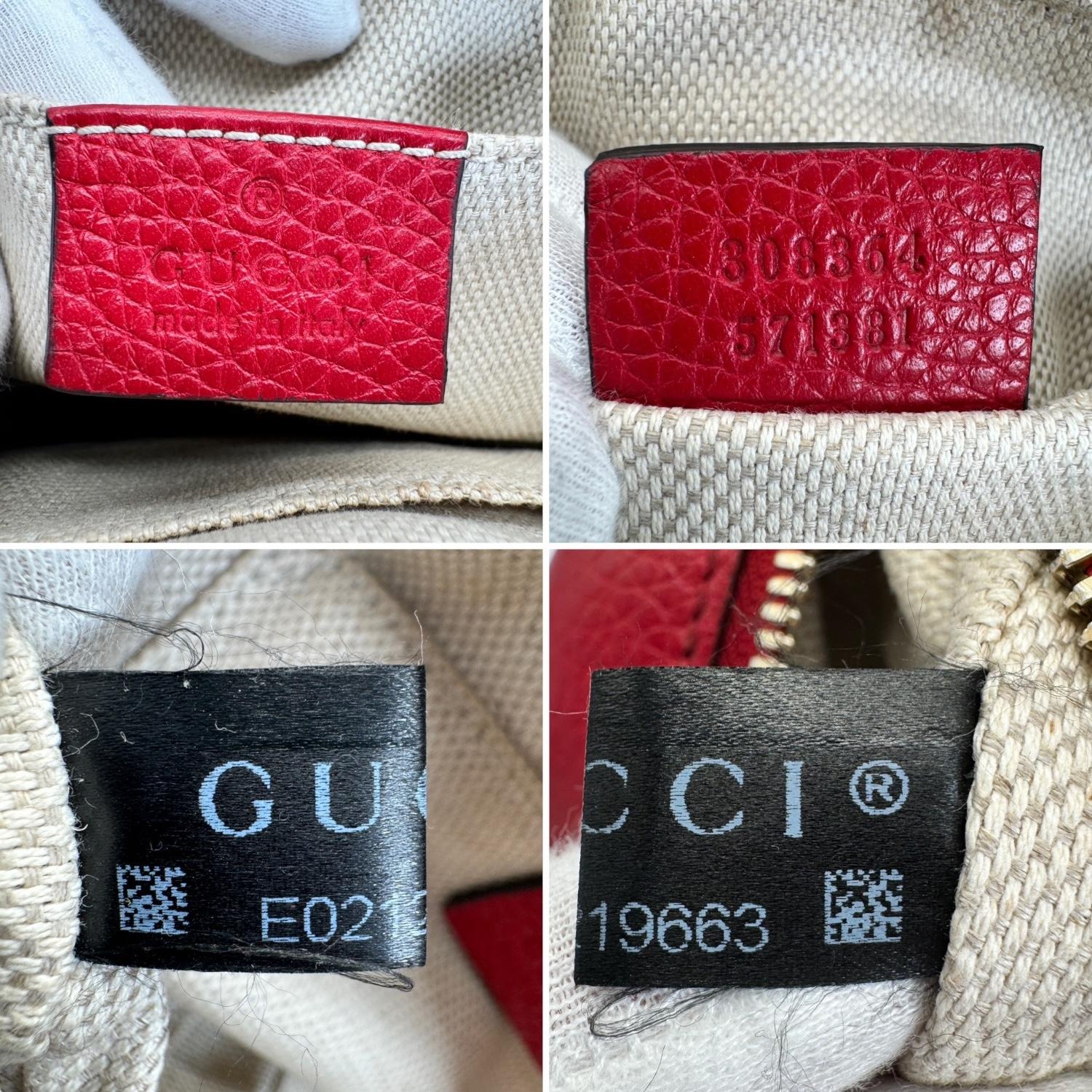 Gucci Small Soho Disco Red Crossbody Bag 3
