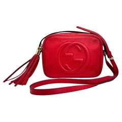 Gucci Small Soho Disco Red Crossbody Bag