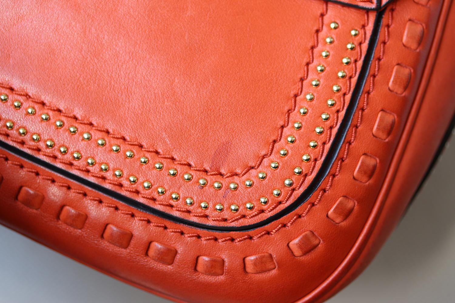 Women's Gucci Snaffle Bit Leather Shoulder Bag