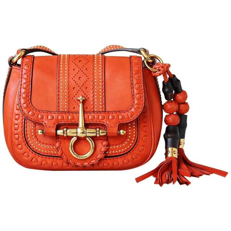 Gucci Snaffle Bit Leather Shoulder Bag at 1stDibs | gucci mini backpack