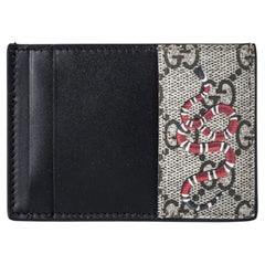 Gucci Bee Wallet in Gold and Canvas –