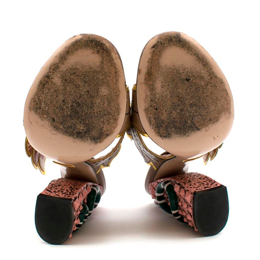 gucci snake mules