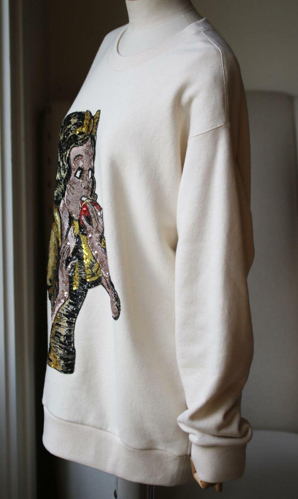 Gucci Snow White Sequin-Embellished Cotton-Jersey Sweatshirt at 1stDibs | gucci  snow white sweater, snow white gucci sweater, gucci snow white sweatshirt