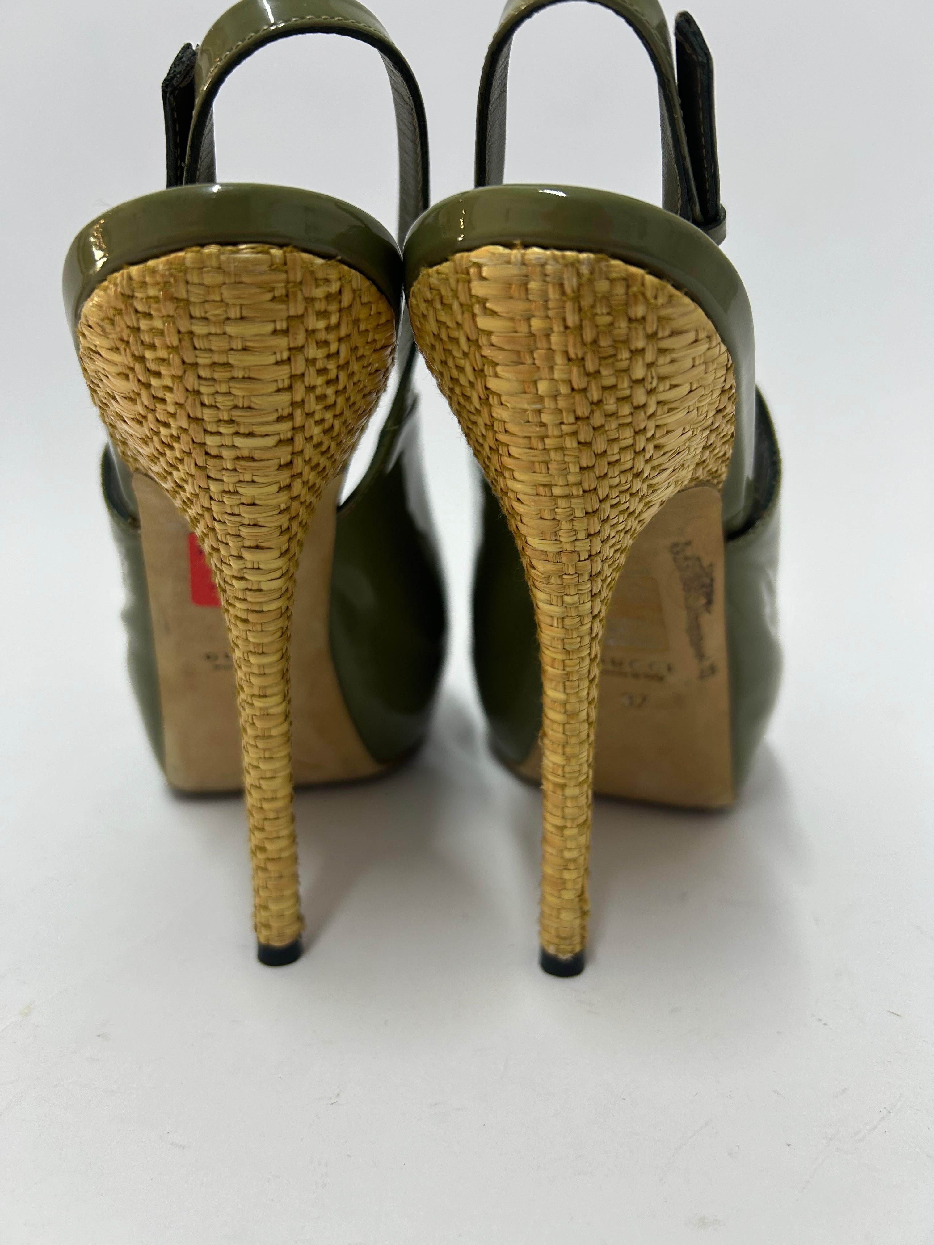 Gucci Sofia Slingback Sandals Size EU 37 1